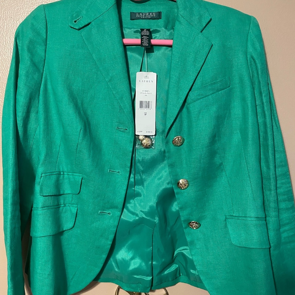 Green blazer
